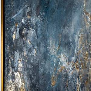 Modernes abstraktes Gemälde für Wohnzimmer Wandgestaltung, handgemaltes Kunstwerk zur Schaffung einer stilvollen und eleganten Wohnatmosphäre, perfekte Wohnkultur für zeitgenössische Wanddekoration und Kunstliebhaber.