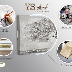 Wohnzimmer Dekoration mit abstrakten Gemälden, handgemalte Kunstwerke für die stilvolle Wanddekoration, ideal zur Gestaltung einer modernen und eleganten Wohnumgebung, perfekt für Kunstliebhaber.gerahmtes Bild