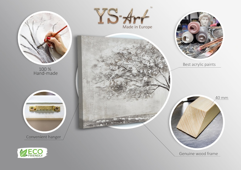 Wohnzimmer Dekoration mit abstrakten Gemälden, handgemalte Kunstwerke für die stilvolle Wanddekoration, ideal zur Gestaltung einer modernen und eleganten Wohnumgebung, perfekt für Kunstliebhaber.gerahmtes Bild