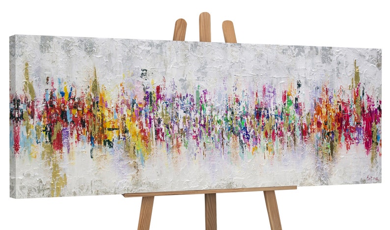 Handgemaltes abstraktes Kunstgemälde für die Wohnzimmer Wanddekoration, modernes und stilvolles Kunstwerk, ideal für die Gestaltung einer eleganten Wohnumgebung, perfekt für Kunstliebhaber und zeitgenössische Innenarchitektur.gerahmtes Bild