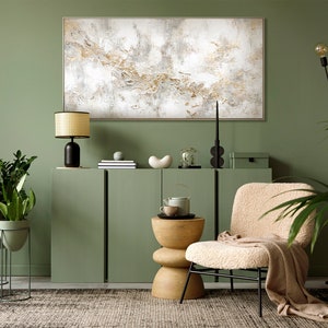 Home decor wall art for living room, original painting, original painting large, large wall art image 9