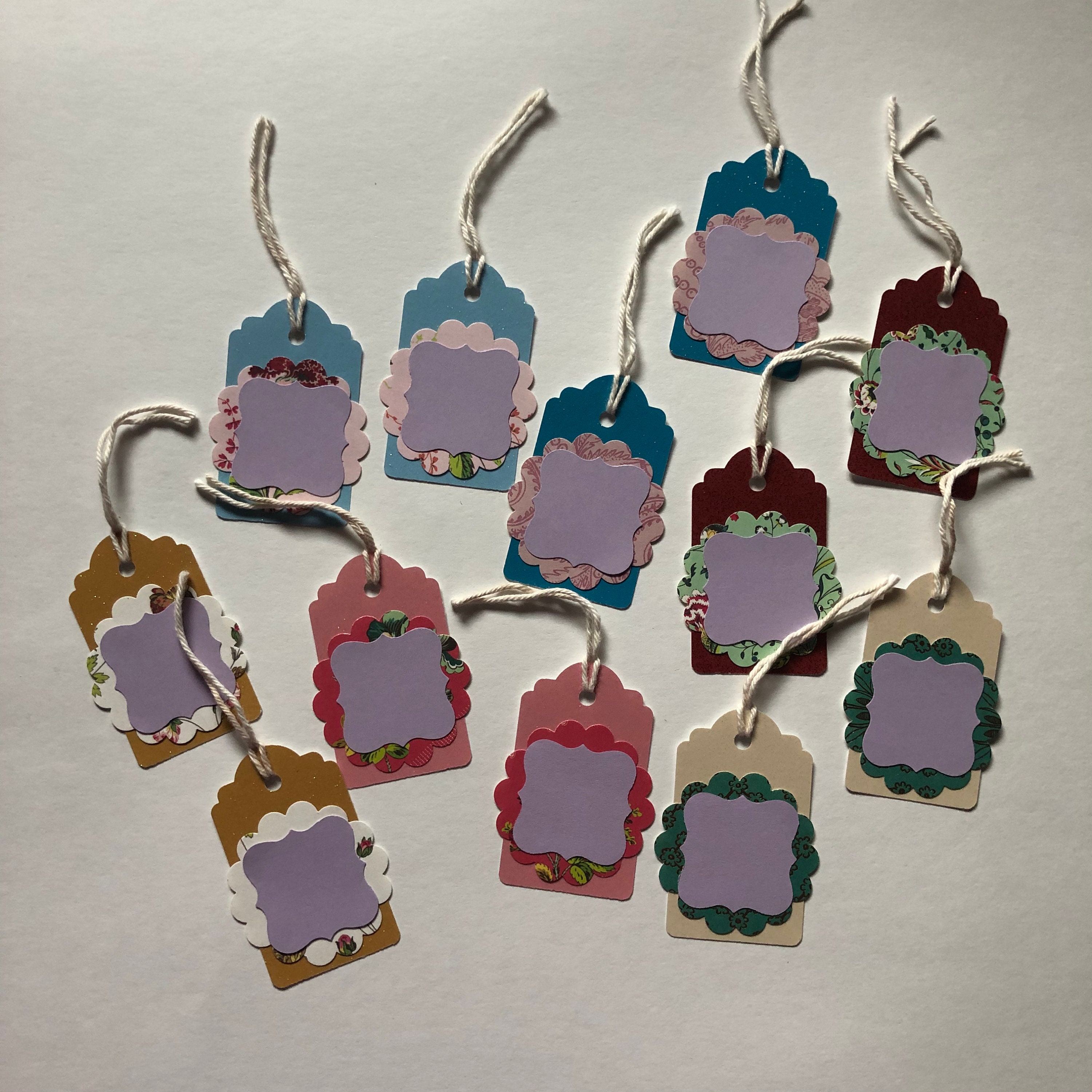 Handmade Gift Tags Layered Etsy