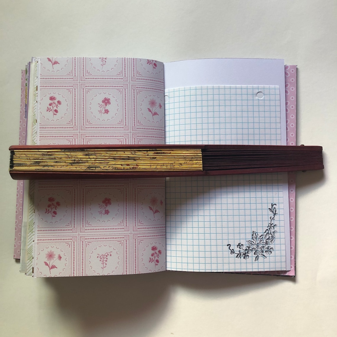 Handmade Pretty Spring Journal Etsy