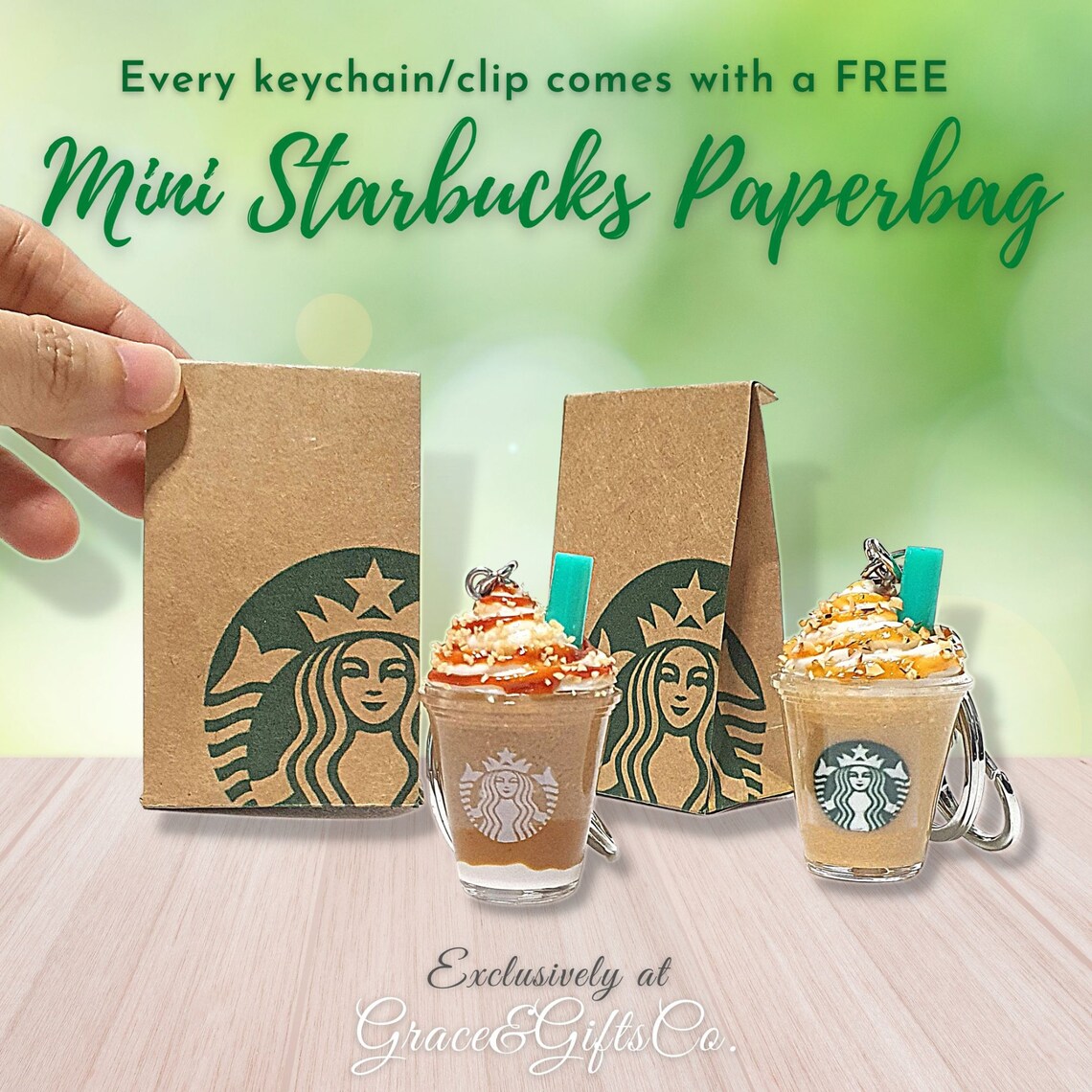 Caramel Ribbon Crunch Starbucks Car Vent Clip Air Freshener Etsy