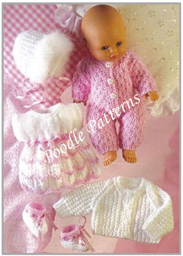 KNITTING PATTERN Barbie Dolls Clothes Little Baby Born First Etsy