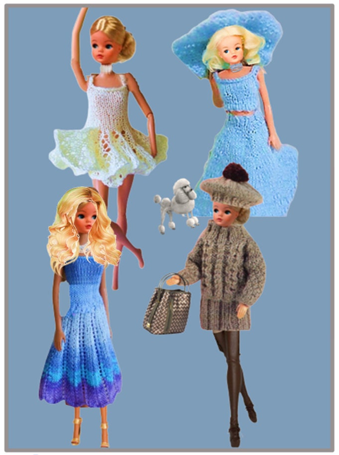 Barbie Doll Travel Outfit Knitting Pattern LOW PRICE 