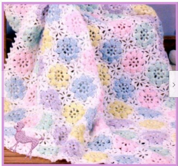Baby cot blanket crochet pattern sales
