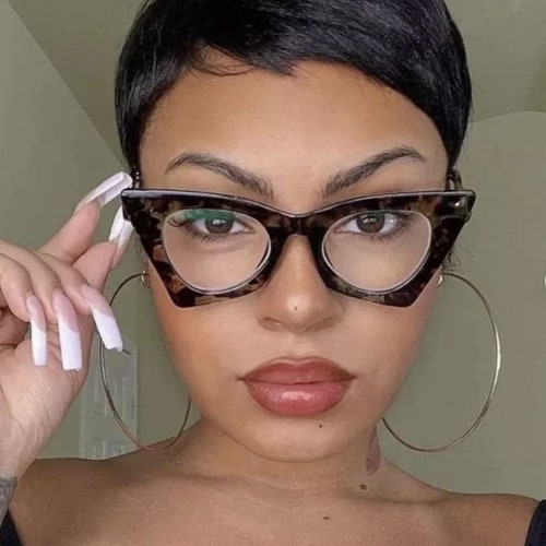 Women Cateye Glasses Vintage Style Oldschool Retro Glasses Etsy