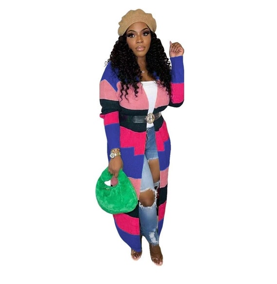 Colorful duster hotsell cardigan
