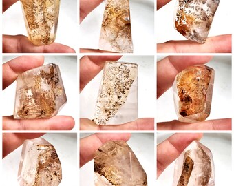 Dendritic Quartz Free Forms, Dendrite In Quartz Crystals, Crystal Collection Stones, Crystal Gift, Healing Crystals, Pocket Stones