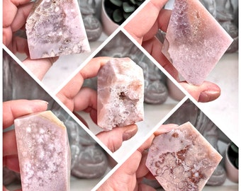 Pink Amethyst Free Forms, Sparkly Pink Amethyst, Pink Amethyst Flower Agate, Pink Lover Crystal, Pastel Goth Decoration, Love Energy Crystal
