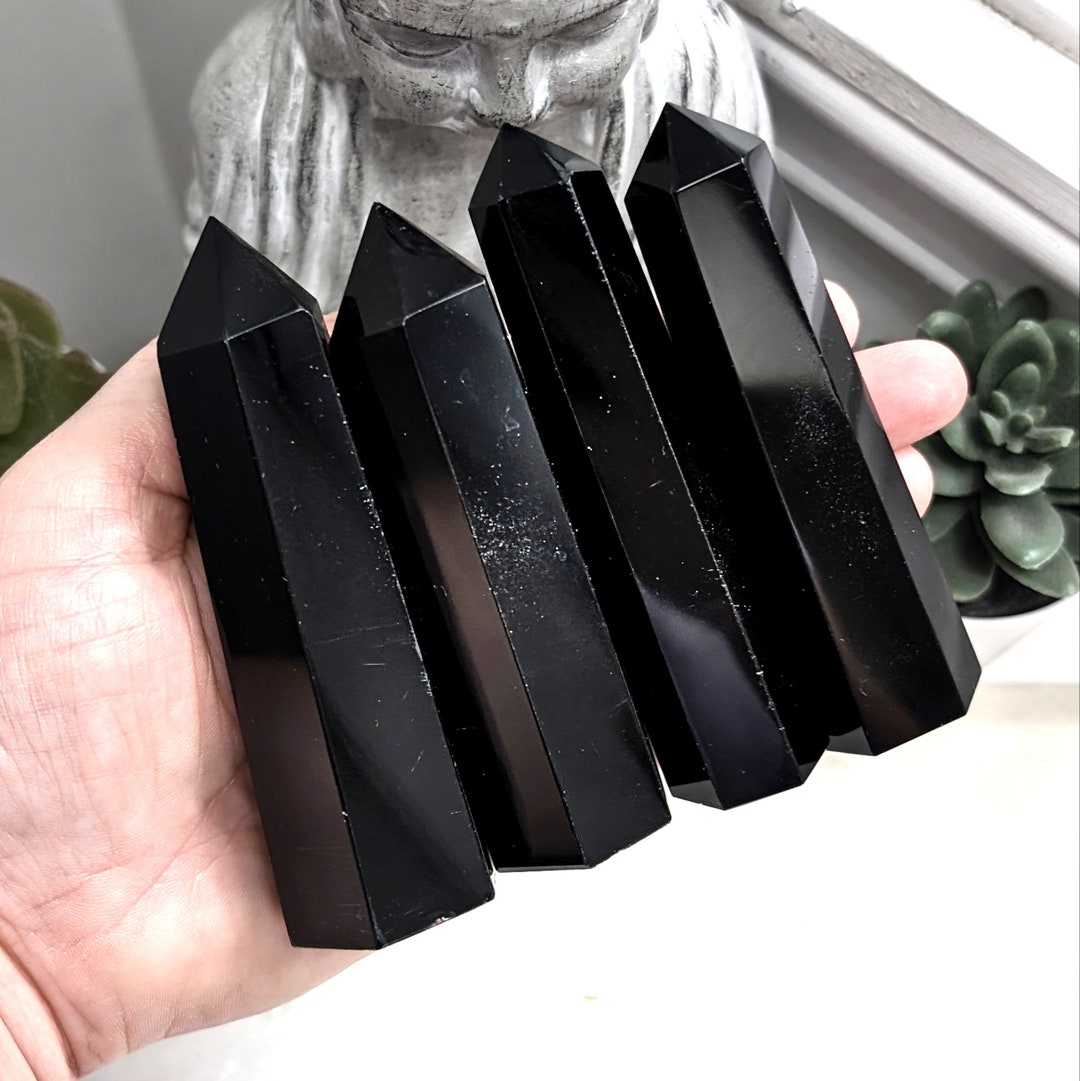 Black Obsidian Towers, Imperfect Obsidian Crystals, Obsidian Obelisk