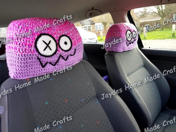 Funny Face Head Rest Covers 