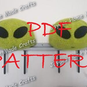 Aliens - PDF Crochet Headrest Covers Pattern
