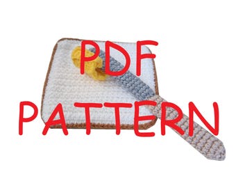 Crochet Slice Of Bread & Butter PDF Pattern
