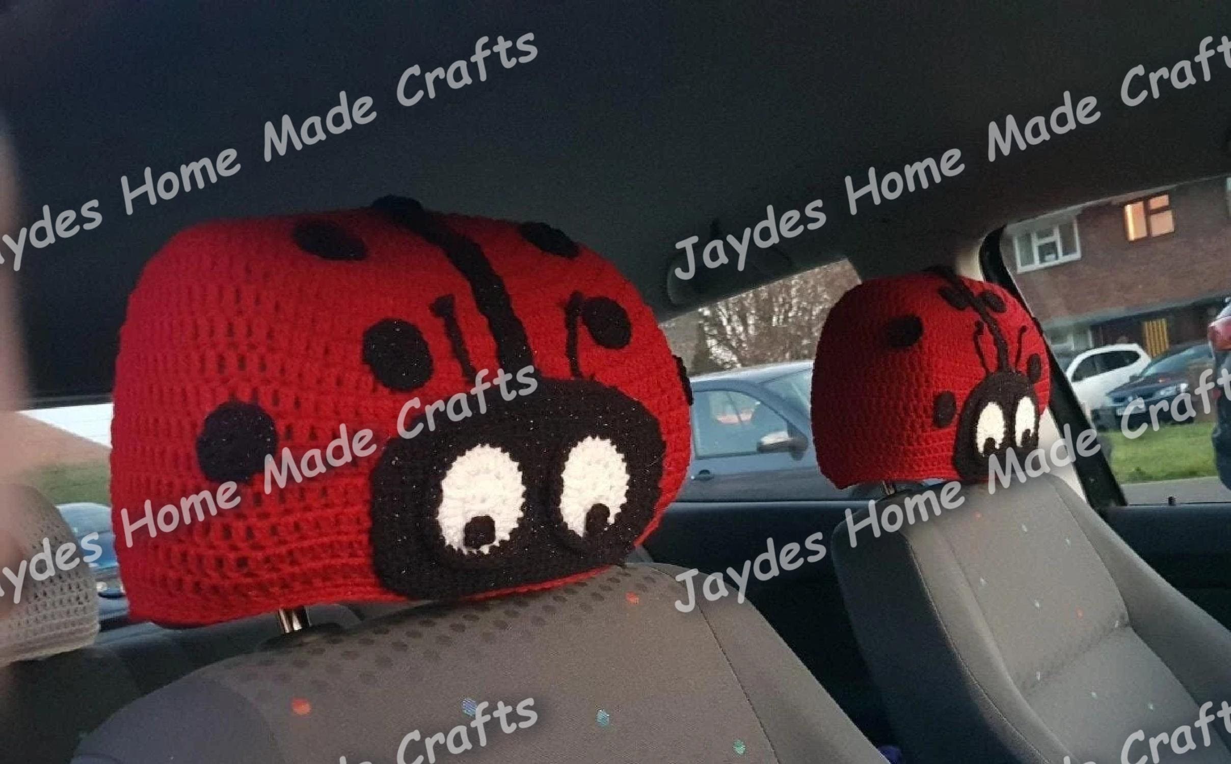 Ladybird Car Headrest Covers (set of 2) - Etsy