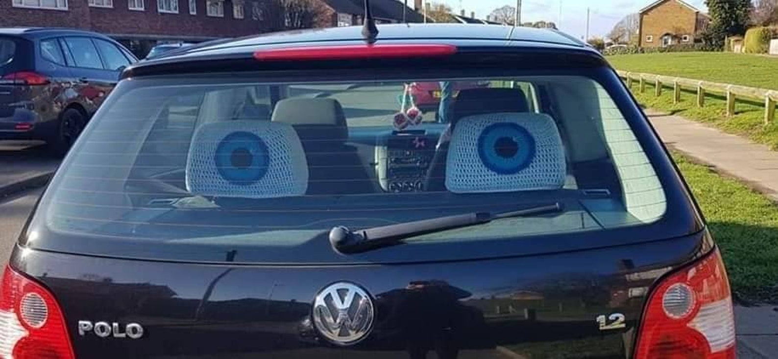 Eyeball headrest covers Etsy