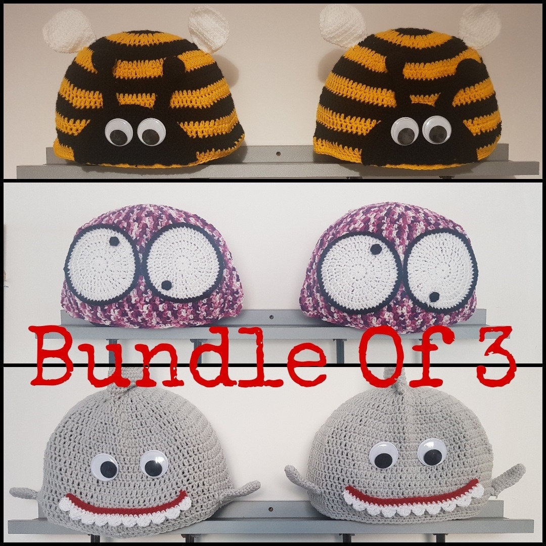 Bundle of 3 Car Headrest Covers CROCHET PATTERN ONLY Etsy UK