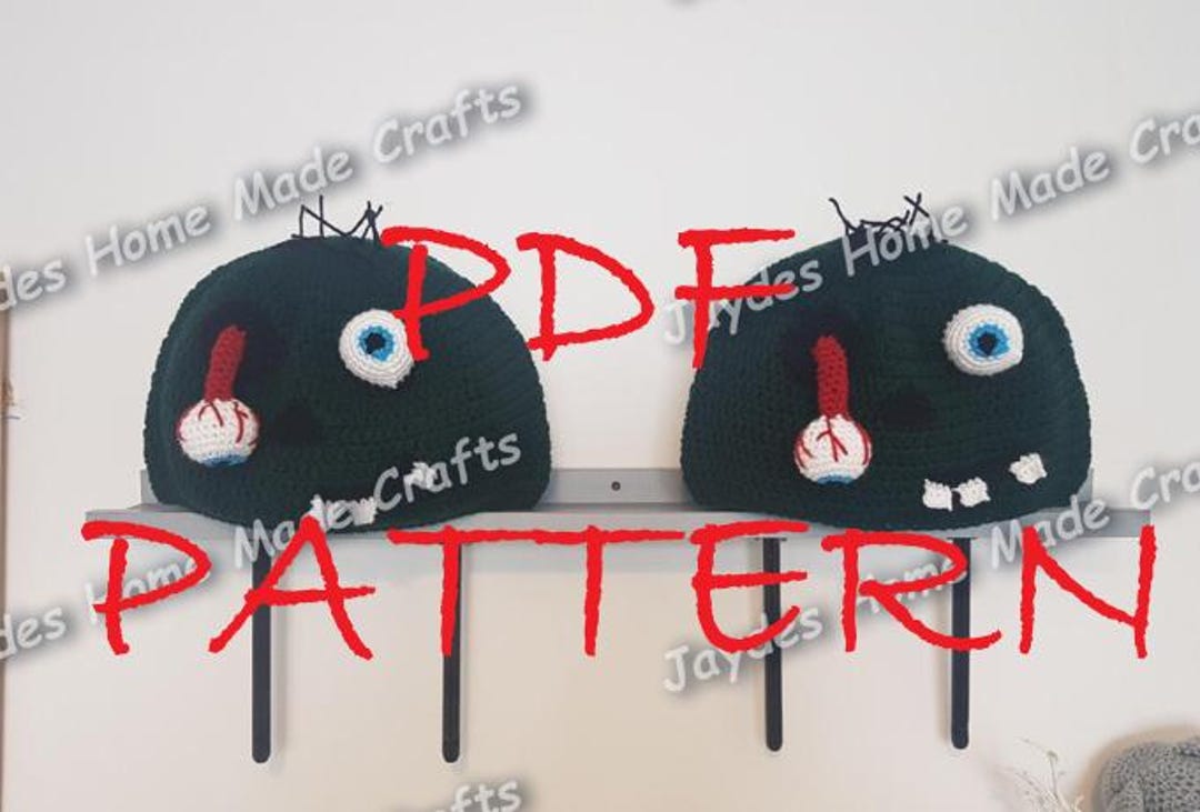 Zombies - PDF Crochet Headrest Covers Pattern - Etsy