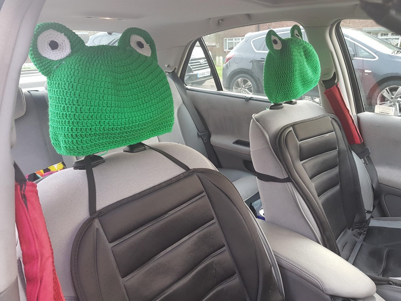 Frog Car Headrest Covers CROCHET PATTERN ONLY Etsy