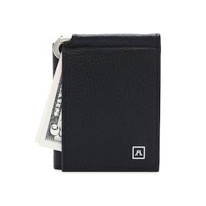 The Money Clip Wallet - Pebble Cowhide Leather