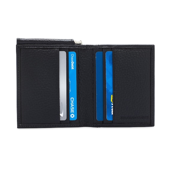 The Money Clip Wallet - Pebble Cowhide Leather - Etsy
