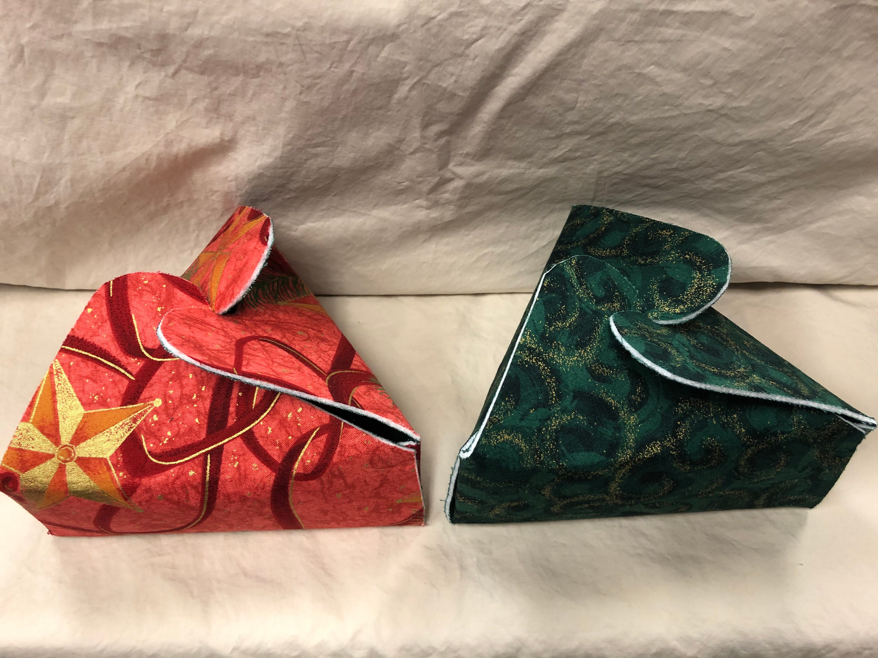 Holiday Fabric, Reusable Gift Boxes Etsy UK