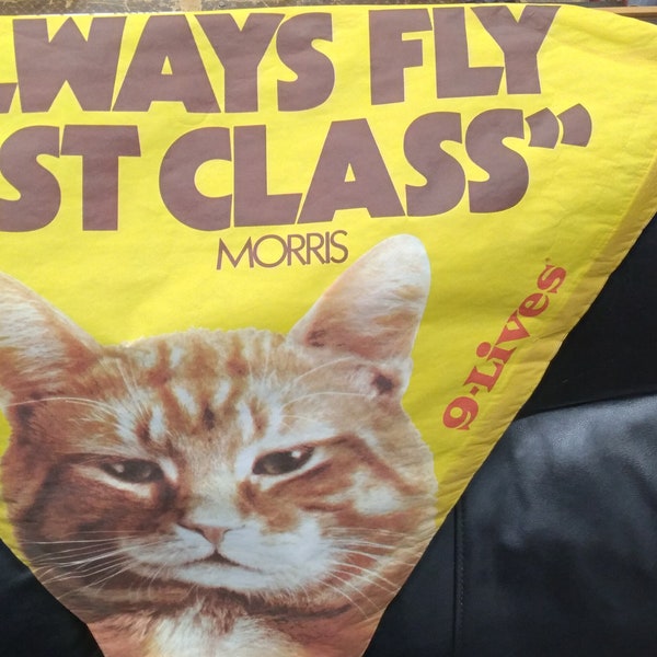 Vintage Morris the Cat Paper Kite