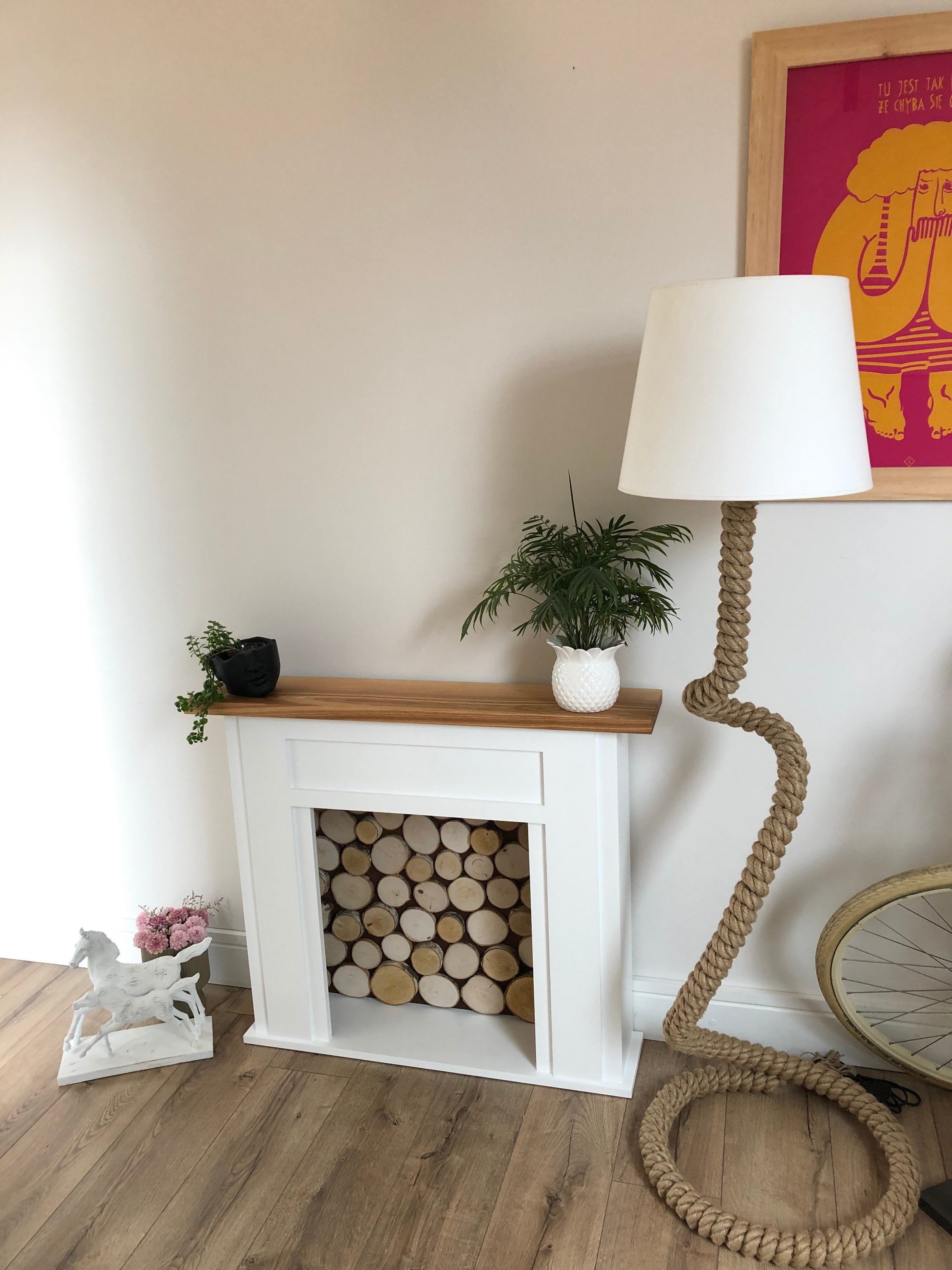 Beautiful and Original Wooden Fireplace Casing Hampton - Etsy