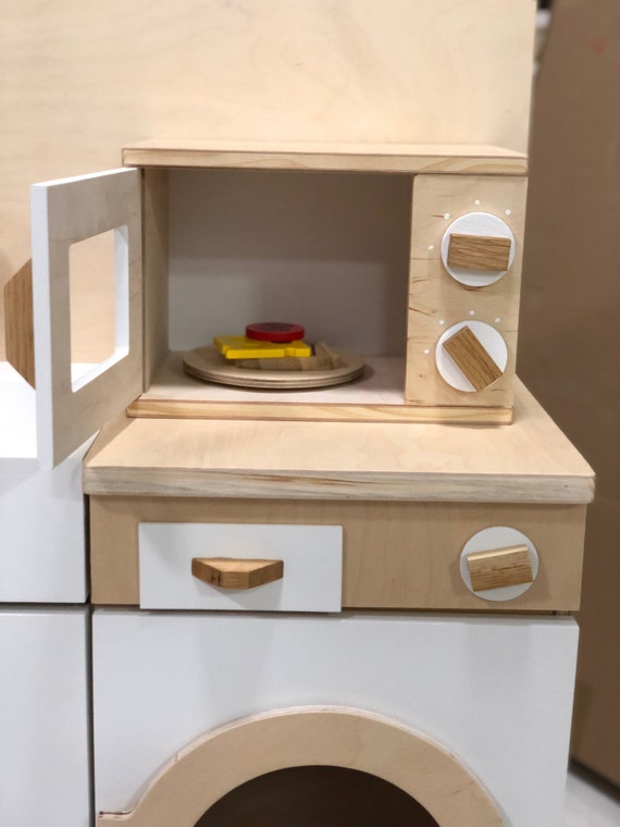 WEB2O – Four Micro-ondes Jouet Pour Enfants Avec Sons Et Lumières – Jeu D'imitation