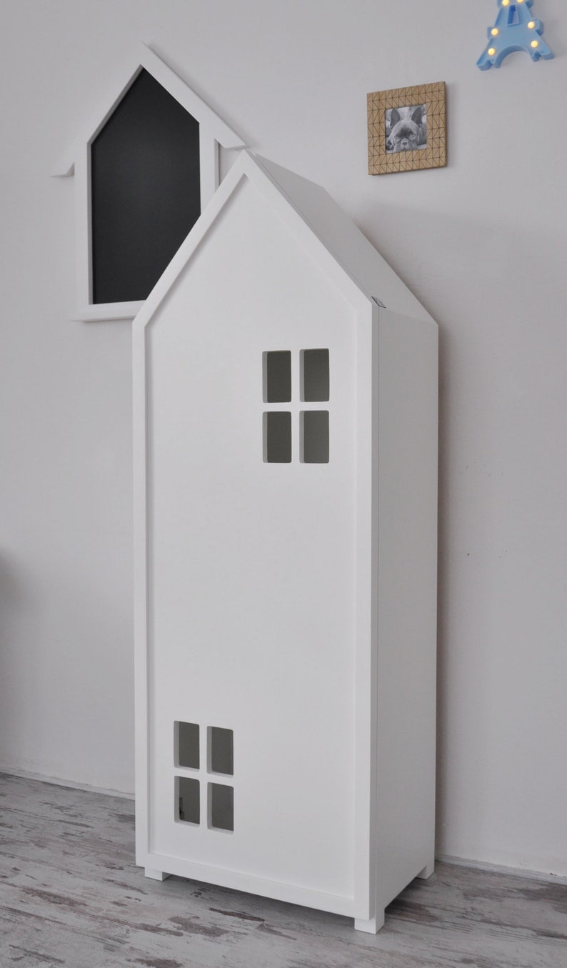 Premium Wooden White Bookshelf 140×40×30 cm – Handcrafted Kids Furniture, Solid Wood Playroom Storage, Luxury Child’s Room Decor image 1