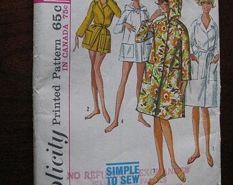 May include: Vintage Simplicity printed sewing pattern, size small 10-12. The pattern features illustrations of women's coats and jackets. The pattern includes the text "Simple to Sew" and "San Antonio Shopping Center".