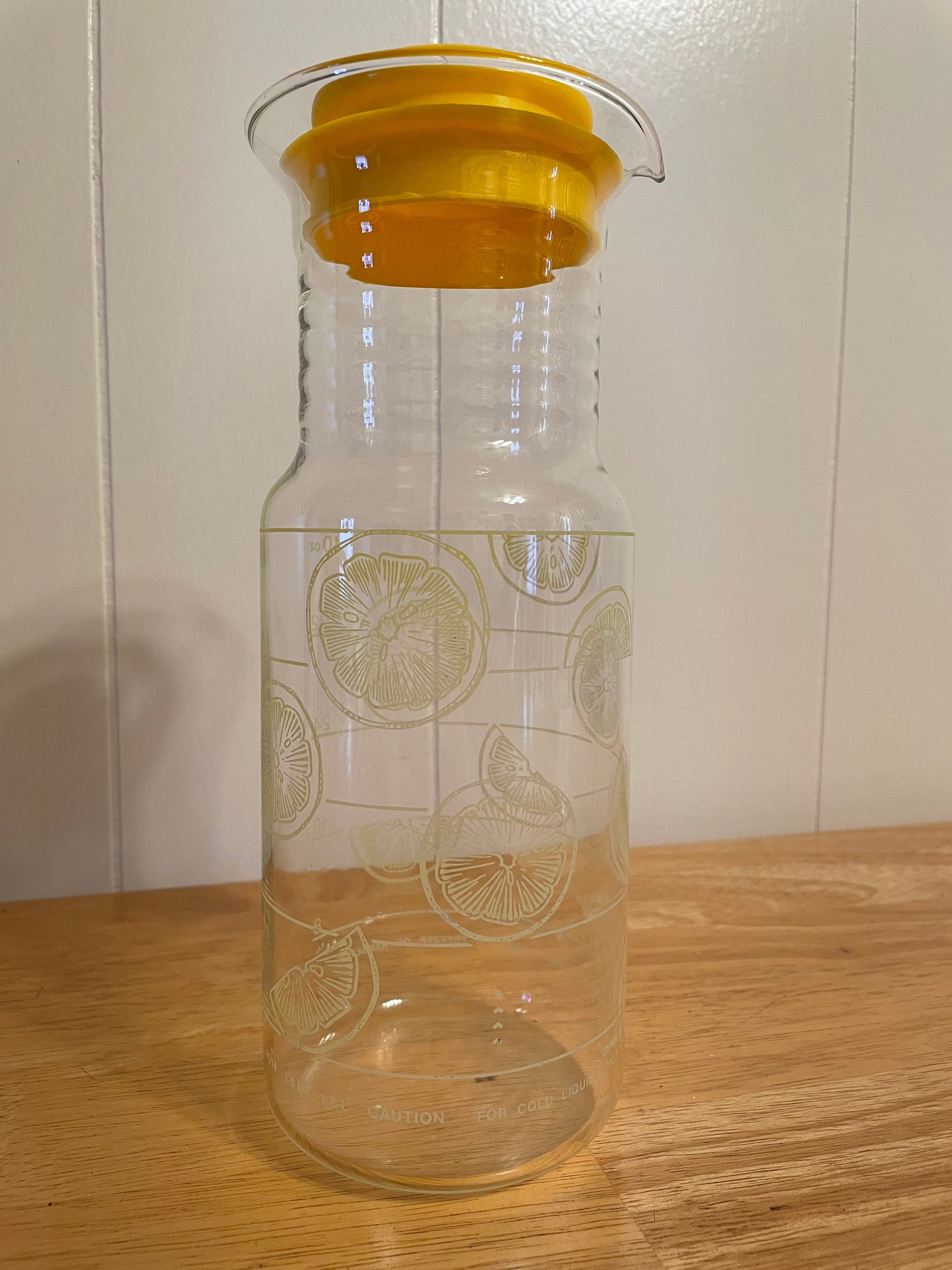 Vintage Pyrex Lemonade Pitcher Carafe 1.5 Qt 1.5L W/ Original Etsy UK