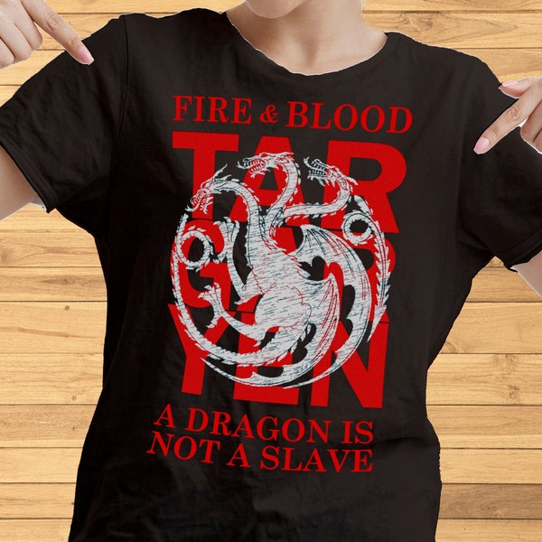 Daenerys Dragons are not Slaves Targaryen High-quality PNG design for stunning prints