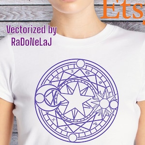 Magic circle vector Cardcaptor Sakura diy amazing apparel creative and unique