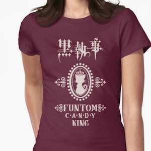Funtom Ciel King Candy Kuroshitsuji badge Cat plotter vinil cut sublimation dtf dtg vector png HD eps pdf cdr svg