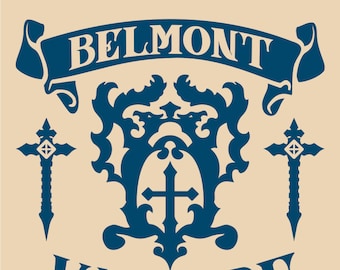 Belmont Crest Sticker - Etsy