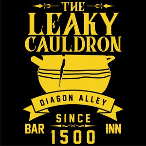 Leaky Cauldron Bar Inn cutting plotter dcr, svg, pdf, png.