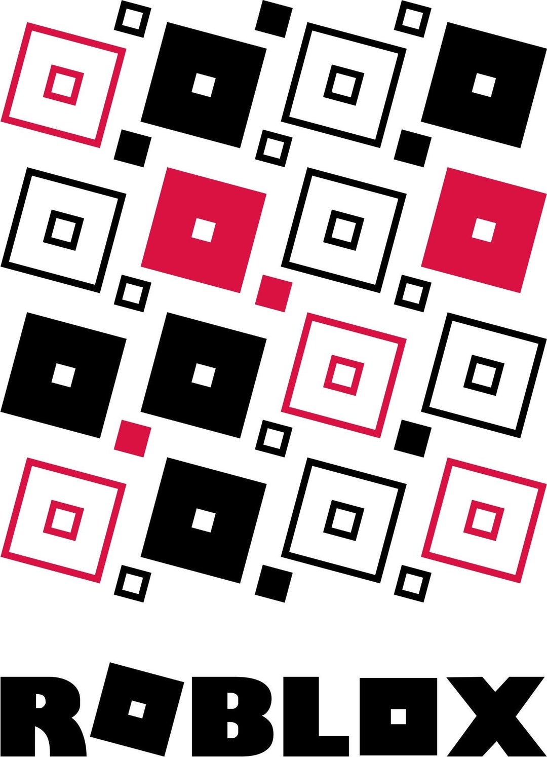 Roblox Squares for Vinyl Cut Plotter Plus Cdr Eps Pdf Png Etsy UK