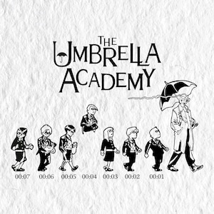 Kids from Academy Umbrella vector editable design Files: svg, pdf, cdr, png - customizable & creative!