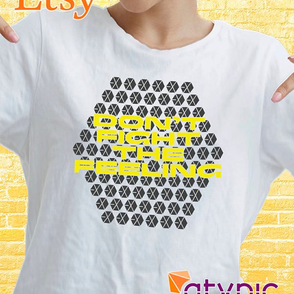 Korean boys Band diy EXO t-shirt for unique and creative gift png hd