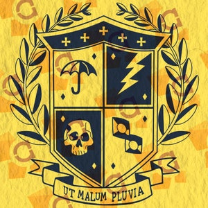 UMBRELLA ACADEMY Badge for vinyl cut, screen printing, dtf, svg files, png, eps, pdf, cdr,