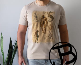 Camiseta de referencia sobre criptozoología