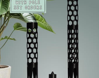 Modular Moss Pole System | Stackable Plant Support for Monstera, Pothos, Philodendron & Climbing Plants