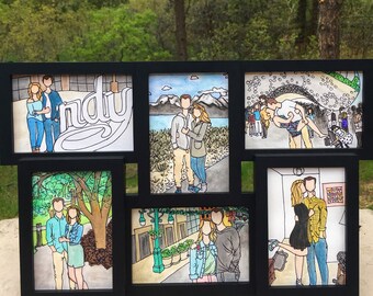 Custom Watercolor Collage