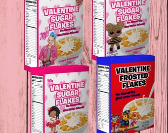 Download Cereal Box Label Etsy