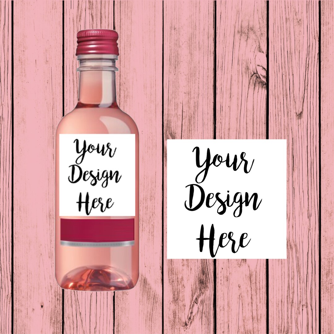 Mini Wine Labels Mini Custom Wine Bottle| Mini Wine Bottle Labels| Valentine's Day ...