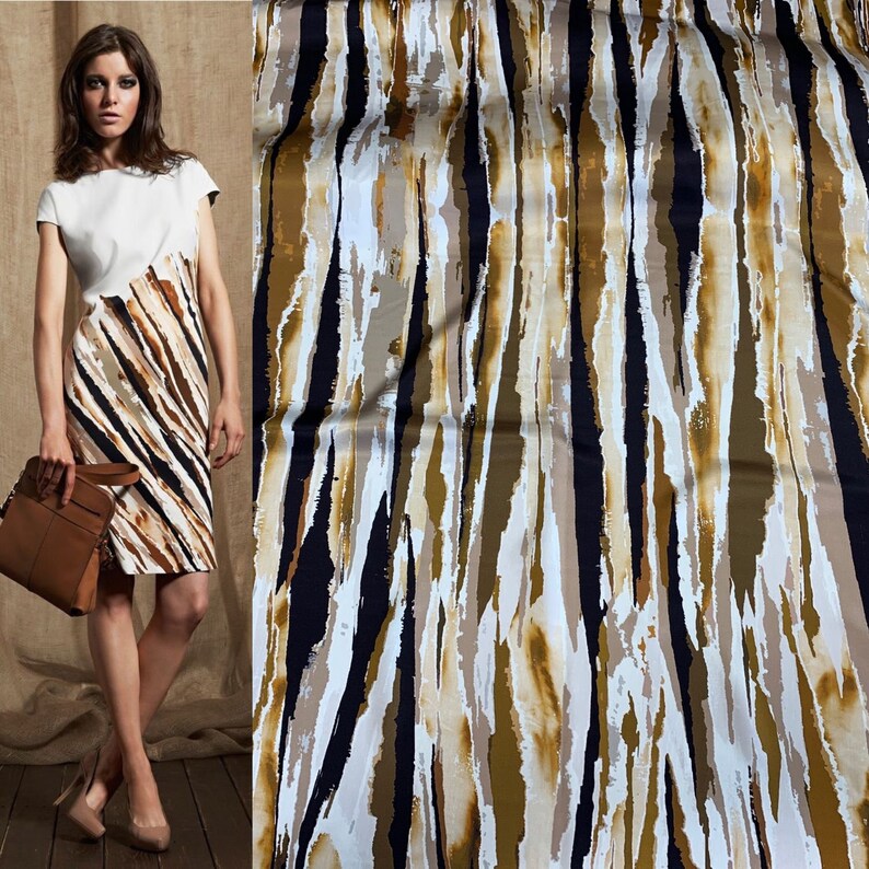Italian silk designer fabric