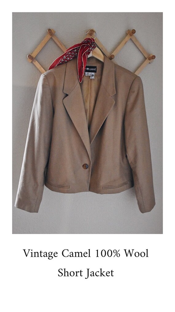 tan short coat