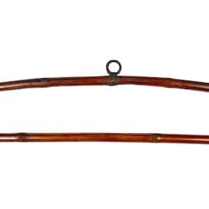 Handcrafted Bamboo Textile & Clothes Hanger | Reverse Pagoda-Style Wall Decor | Eco-Friendly Artisan Hanger for Tapestries, Scarves, Artwork image 3